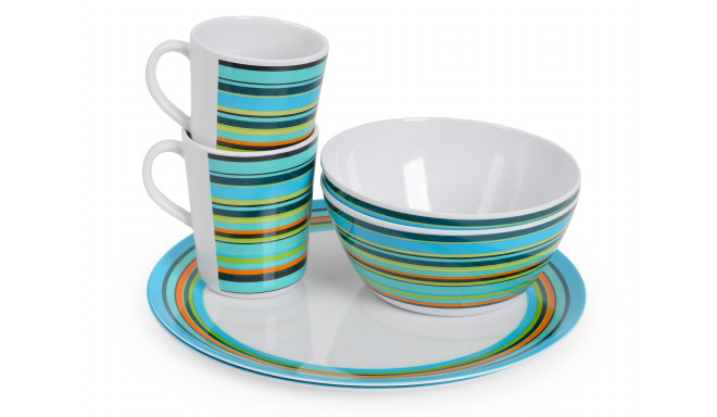 Easy Camp Melamine picnic set Java, 6 pieces, dishes(for 2 persons)