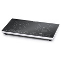 Rommelsbacher double hotplate CT 3410 / IN (black / silver)