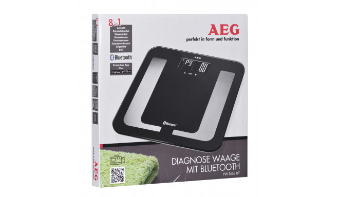 AEG PW 5653 BT Electronic personal scale Square White