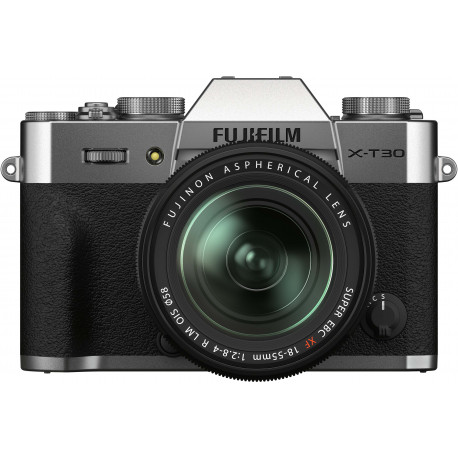 Fujifilm X-T30 II + 18-55mm Kit, hõbedane