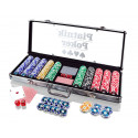 PIATNIK Настольная игра Покер: алюминиевый кейс 500 фишек