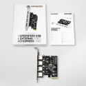 Axagon PCEU-430VL interface cards/adapter Internal USB 3.2 Gen 1 (3.1 Gen 1)