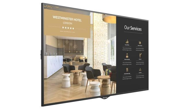Hisense 55BM66AE Signage Display Digital signage flat panel 139.7 cm (55") Wi-Fi 500 cd/m² 4K U