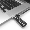 Compulocks Macbook Pro 2012 - 2015 Security Lock Slot adapter with Combination Cable Lock