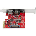 StarTech.com 2-Port 10Gbps USB-A & USB-C PCIe Card - USB 3.1 Gen 2 PCI Express Type C/A Host Con