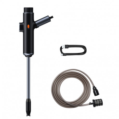 Baseus dual power portable electric car wash spray nozzle (basic set) black (CRDDSQ-01)