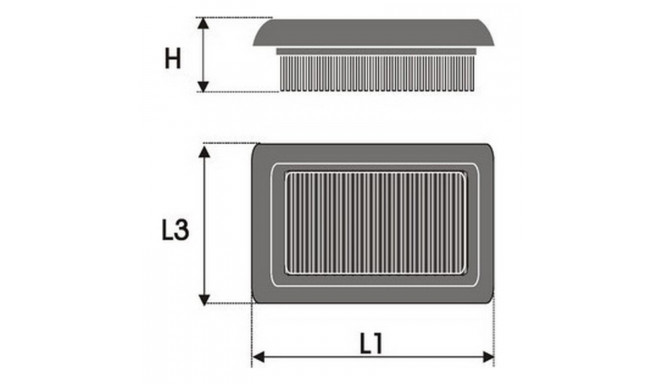 Air filter Green Filters P960168