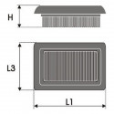 Gaisa filtrs Green Filters P401697