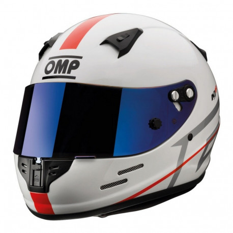 Kiiver OMP KJ8 EVO CMR Valge