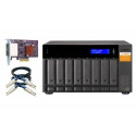 QNAP TL-D800S storage drive enclosure HDD/SSD enclosure Black, Grey 2.5/3.5"