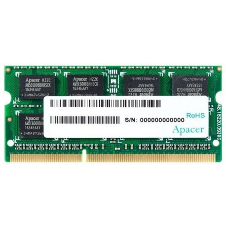 Apacer RAM 4GB DDR3 1600MHz CL11