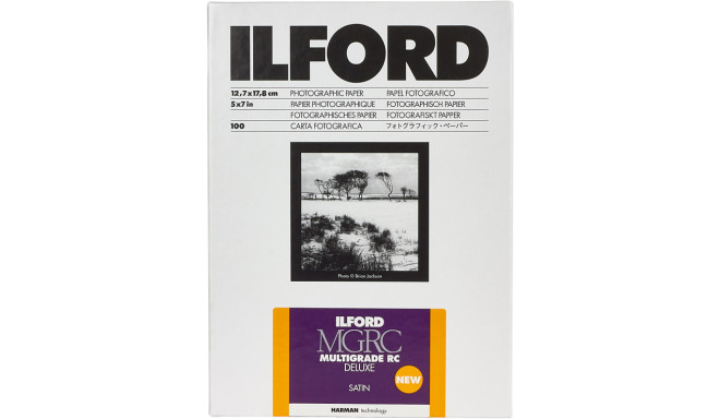 Ilford fotopaber 10x15cm Multigrade RC Deluxe Satin 100 lehte