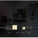 Ugreen USB - mini USB cable 480 Mbps 1,5 m black (US132 10385)