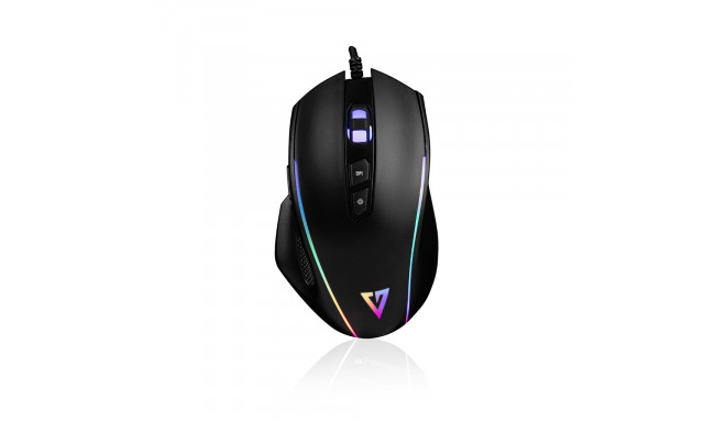 Modecom Volcano MC-GM5 LED Gaming Mouse with USB / 1.8m / 1200-3200 DPI / Black