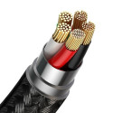 Baseus Zinc Magnetic Safe mobile phone cable Black 1 m USB A USB C