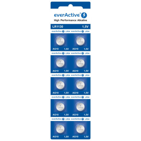 EverActive patarei LR1130 LR54 10tk