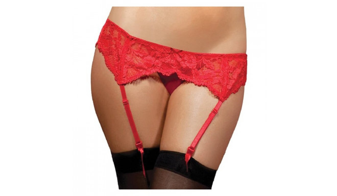 Suspender Seven Til Midnight 9555 Red 12