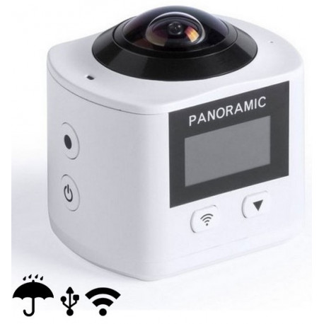 360º camera LCD WiFi 145529, white
