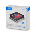 DeepCool HTPC-200 computer cooling component Processor Cooler 8 cm Black, Metallic, Red