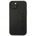 AMG AMHCP13LDOLBK Leather Back Case For Apple iPhone 13 Black
