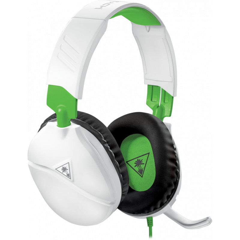 Turtle Beach kõrvaklapid + mikrofon Recon 70 Xbox, valge/roheline