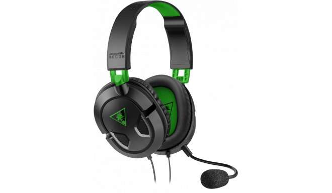 Turtle Beach наушники + микрофон Recon 50X, черный/зеленый