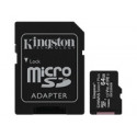 Kingston mälukaart microSDXC 64GB Canvas Select Plus 100R A1 C10 + adapter