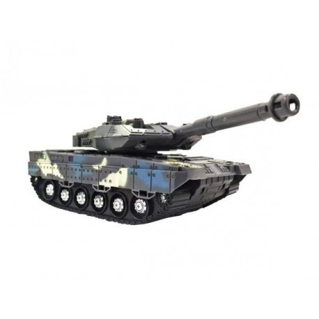 tank with light and music 1:18 rtr- blue