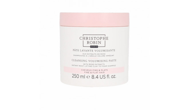 CHRISTOPHE ROBIN CLEANSING VOLUMIZING paste with pure rassoul clay&rose extracts 250 ml