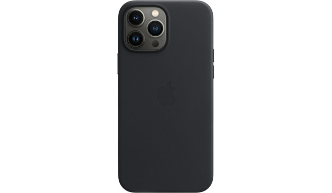 Apple kaitseümbris Leather Case iPhone 13 Pro Max MagSafe, midnight
