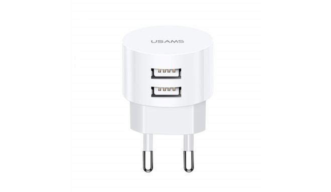 Charger T20 2XUSB 2,1A Round