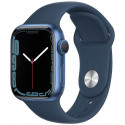 Apple Watch 7 GPS 41mm Sport Band, blue/abyss blue (MKN13EL/A)