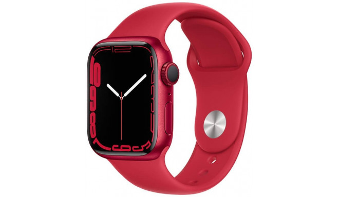 Apple Watch 7 GPS 45mm Sport Band PRODUCT(RED) (MKN93EL/A)