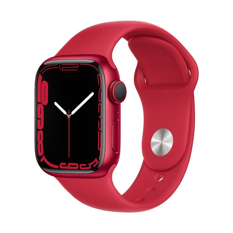 Apple Watch 7 GPS 41mm Sport Band (PRODUCT)RED (MKN23EL/A)