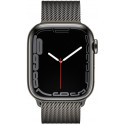 Apple Watch 7 GPS + Cellular 41mm Stainless Steel Milanese Loop, graphite (MKJ23EL/A)