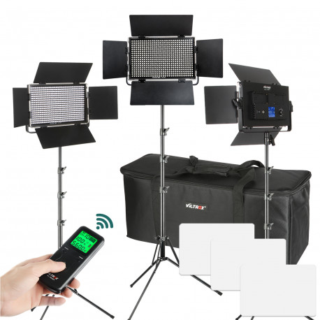 Viltrox VL S50T LED Light Triple Kit