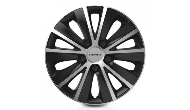 Ilukilbid Goodyear Monaco 15" Must Hõbedane