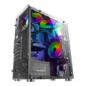 Micro ATX / Mini ITX / ATX Midtower Case Mars Gaming MCL RGB LED (White)