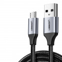 Ugreen kaabel USB - microUSB 1m, hall (60146)