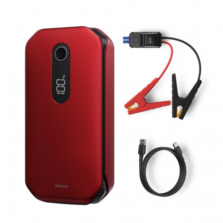 Baseus Power Starter Super Energy Car Jump Starter 12000 mAh 12 V (1000 A / 600 A) red (CRJS03-09)