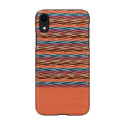 Man&Wood kaitseümbris iPhone XR, browny check black