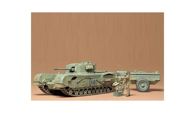 Tamiya model British Churchill C Tank