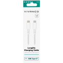 Vivanco kaabel USB-C - USB-C LongLife Charging 1,5m, valge (62398)