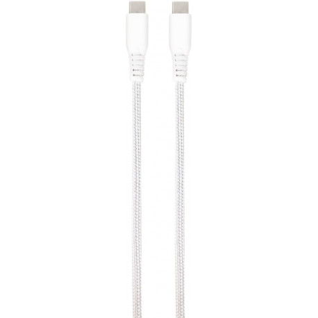 Vivanco cable USB-C - USB-C LongLife Charging 1.5m, white (62398)