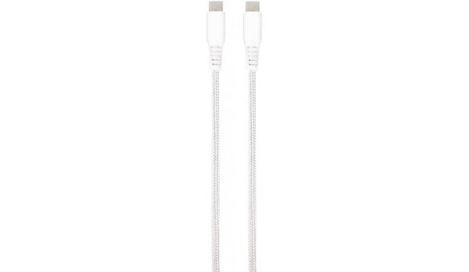 Vivanco cable USB-C - USB-C LongLife Charging 1.5m, white (62398)