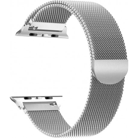 Tech-Protect kellarihm MilaneseBand Apple Watch 4/5/6/7/SE 38/40/41mm, hõbedane