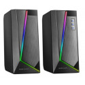 Mars Gaming MS7 Bluetooth Stereo Speakers / 20W / 3.5mm Audio / RGB / Black