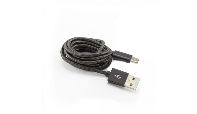 Sbox USB-TYPEC-15B USB->Type C M/M 1.5m Blackberry Black