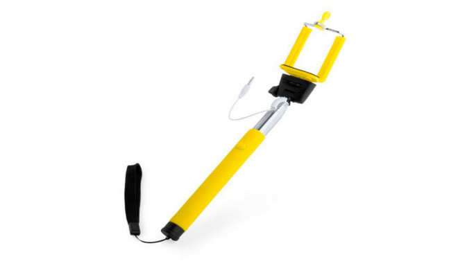 Extendible Selfie Stick 144627 (3.5 mm) (Yellow)