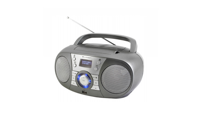 Magnetoola Soundmaster SCD1800TI, DAB+ RDS FM-raadio, CD-mängija, kell, USB, Bluetooth